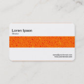 Carte De Visite Groupe moyen - Alien Orange (Dos)
