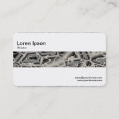 Carte De Visite Groupe moyen - Chaos gris (Dos)