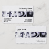 Carte De Visite Groupe moyen - Robo-Zebra (Devant / Derrière)