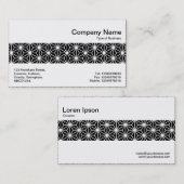 Carte De Visite Groupe moyen - Shards - Motif Asanoha (Devant / Derrière)