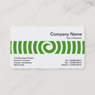 Carte De Visite Groupe moyen - Spiral - Avocado Green