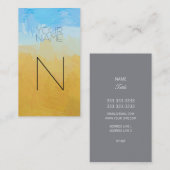 Carte De Visite Groupement Abstrait (Devant / Derrière)