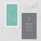 Carte De Visite Groupon Art déco (Devant / Derrière)