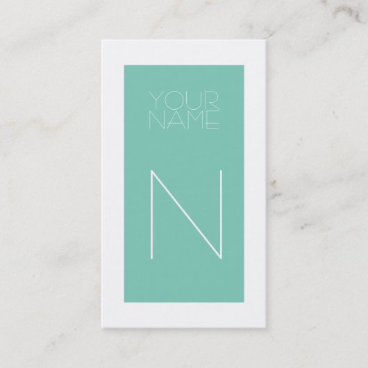 Carte De Visite Groupon Art déco (Devant)