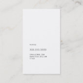 Carte De Visite Groupon Elégant Marbre Faux Or Bordure Blanche (Dos)