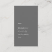 Carte De Visite Groupon Metall (Dos)