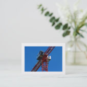 Carte De Visite Grue à tour (Debout devant)