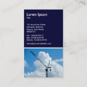 Carte De Visite Grue Cumulonimbus - Dark Navy (Dos)