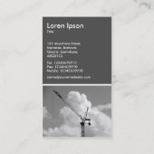 Carte De Visite Grue Cumulonimbus - Gris 70pc (Dos)