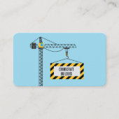 Carte De Visite Grue de construction (Devant)