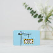 Carte De Visite Grue de construction (Debout devant)