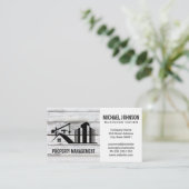 Carte De Visite Grue de construction | Bâtiments (Debout devant)