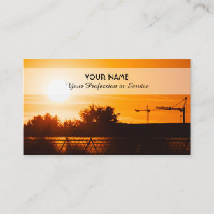 Carte De Visite Grue de construction et grue tour spécialiste busi