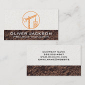 Carte De Visite Grue de construction | Jetée (Devant / Derrière)