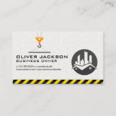 Carte De Visite Grue de construction | Journal immobilier (Devant)