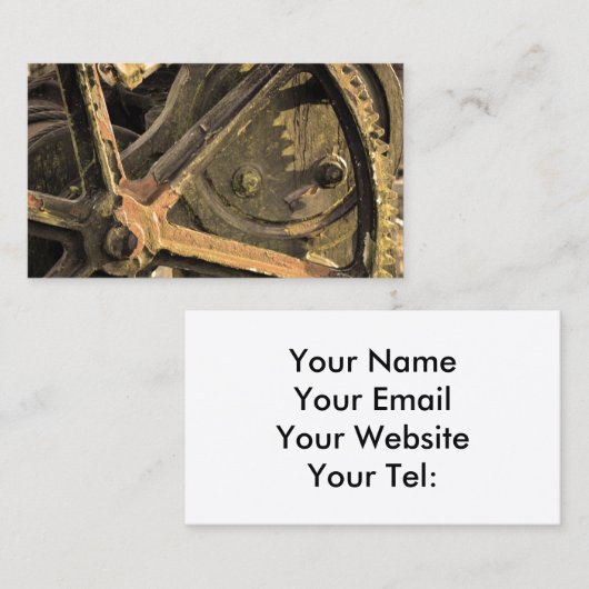 Carte De Visite Grue oubliée (Devant / Derrière)