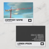 Carte De Visite Grue rouge (Devant / Derrière)