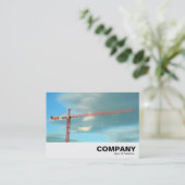Carte De Visite Grue rouge (Debout devant)