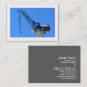 Carte De Visite Grue tour (frontière) (Devant / Derrière)