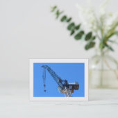 Carte De Visite Grue tour (frontière) (Debout devant)