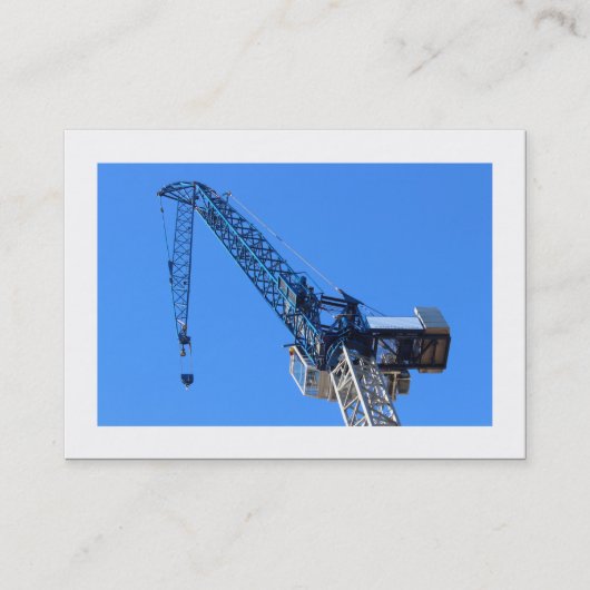 Carte De Visite Grue tour (frontière) (Devant)