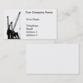 Carte De Visite Grues d'expédition pour charger et décharger (Devant / Derrière)