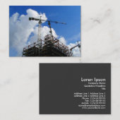 Carte De Visite Grues tour, Mini photo (Devant / Derrière)