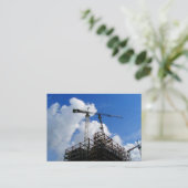 Carte De Visite Grues tour, Mini photo (Debout devant)