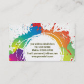 Carte de visite grunge (Dos)