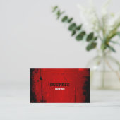 Carte de visite grunge (Debout devant)