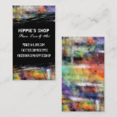 Carte De Visite Grunge artistique (Devant / Derrière)