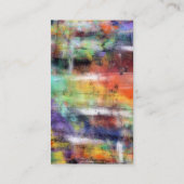 Carte De Visite Grunge artistique (Dos)