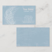 Carte De Visite Grunge Blanc (Devant / Derrière)