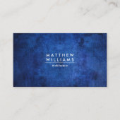 Carte De Visite Grunge bleu texture (Devant)