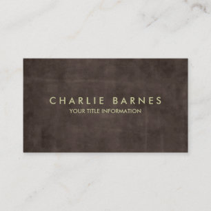 Carte de visite Grunge Brown