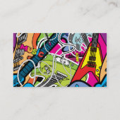 Carte de visite grunge de Grafit d'étoile de (Dos)