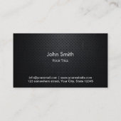 Carte de visite grunge de lutte contre les (Dos)