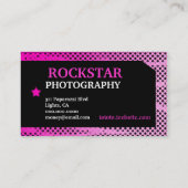 CARTE DE VISITE GRUNGE DE ROCKIN ROCKSTAR (Dos)