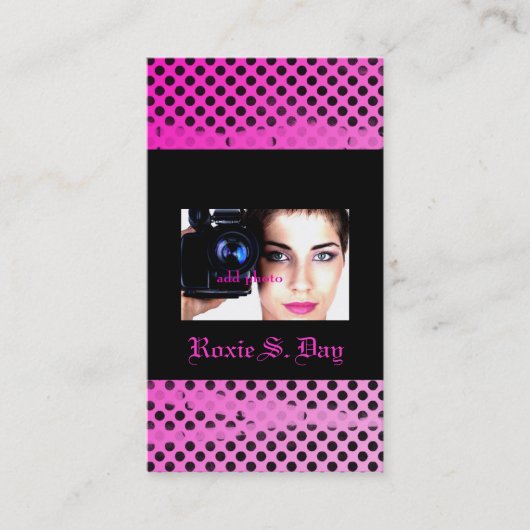 CARTE DE VISITE GRUNGE DE ROCKIN ROCKSTAR (Devant)