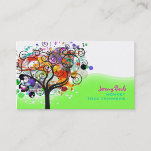 Carte De Visite ♥♥♥♥ grunge de trimmers d'arbre de PixDezines