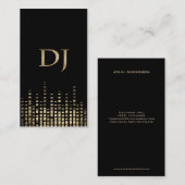 Carte de visite grunge du DJ (Devant / Derrière)