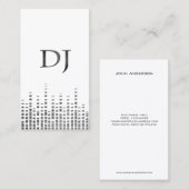 Carte de visite grunge du DJ (Devant / Derrière)