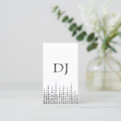 Carte de visite grunge du DJ (Debout devant)