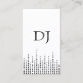 Carte de visite grunge du DJ (Devant)