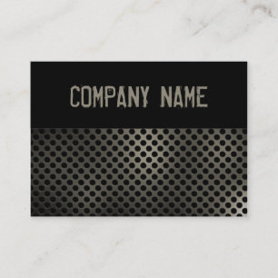 Carte de visite grunge en métal