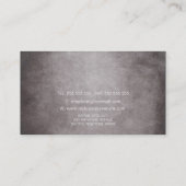 Carte De Visite Grunge Fork Cuillère Cuillère Restaurant Café Rest (Dos)