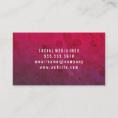 Carte De Visite Grunge Gras (Dos)
