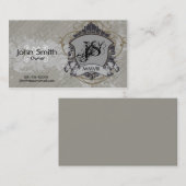 Carte De Visite Grunge Heraldry (Devant / Derrière)