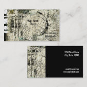 Carte De Visite grunge industrielle (Devant / Derrière)