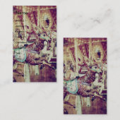 Carte De Visite Grunge Merry-Go-Round Goat (Devant / Derrière)